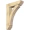 Ekena Millwork Thorton Slat Rough Sawn Bracket w/ Offset Brace, Douglas Fir, 8"W x 30"D x 42"H BKT0806X30X42THR06RDF - alternate 1